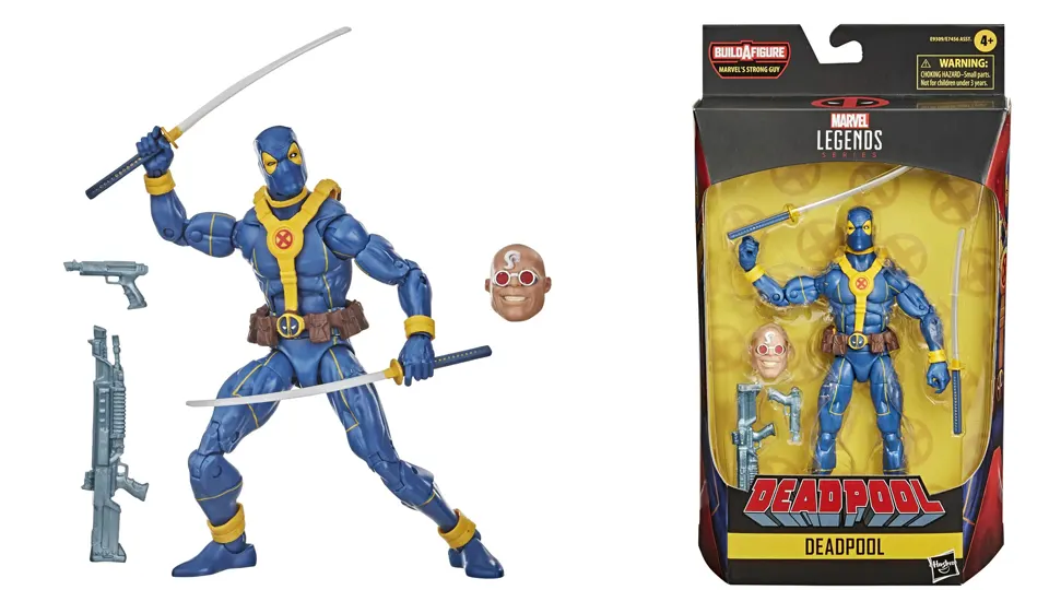 Marvel Legends Deadpool Blue Suit Strong Guy