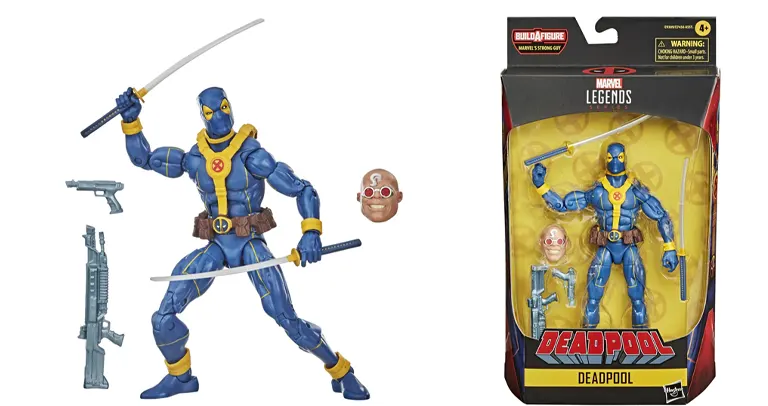 Marvel Legends Deadpool Blue Suit Strong Guy figure