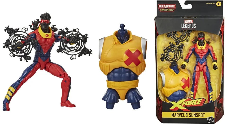 Marvel Legends Sunspot Strong Guy Wave Figure Guide