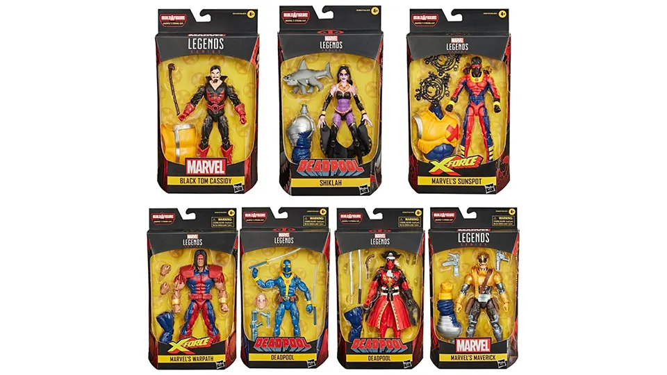 Strong Guy BAF Parts Checklist Marvel Legends figures