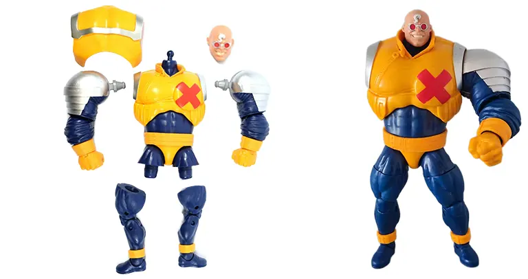 Strong Guy BAF Parts Checklist Marvel Legends figure