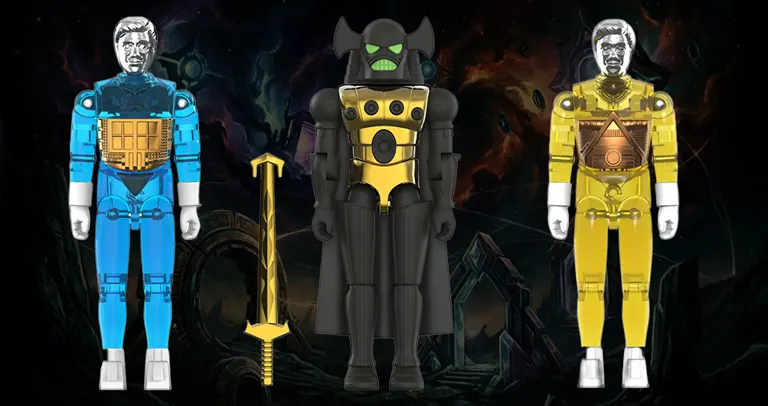 Super7 Micronauts ReAction+ Time Traveler and The Emperor Figures Return in Style 1 Super7 ReAction+ Micronauts and emperor