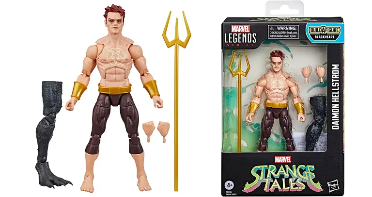 Marvel legends Daimon Hellstorm build a figure