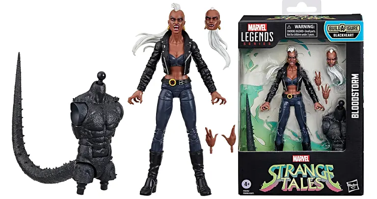 Marvel legends bloodstorm build a figure