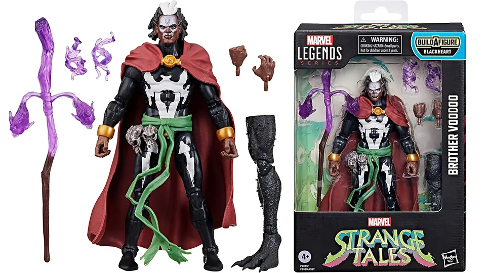 Blackheart Right Leg 2 Marvel legends brother voddoo figure