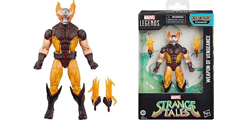 Marvel Legends Weapon of Vengeance Wolverine Figure Blackheart BAF Wave 2024 1 Marvel legends weapon of vengeance build a figure