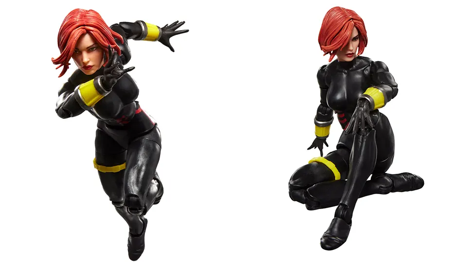 black widow quicksilver action figure 2 pack