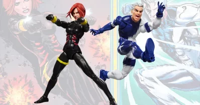 marvel legends black widow and quicksilver 2 pack figures