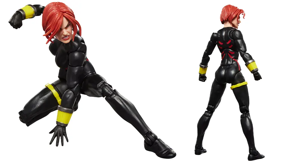 marvel legends black widow quicksilver figures