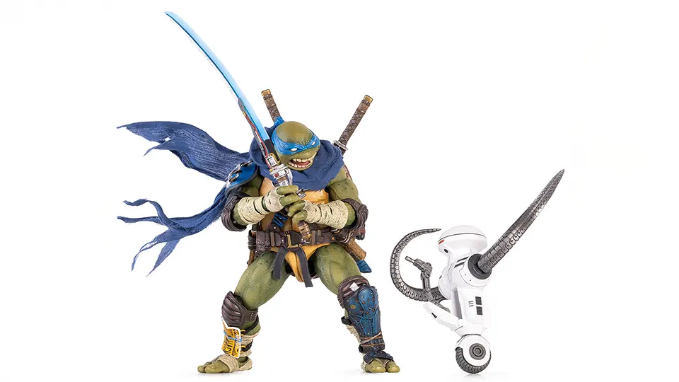 Mondo TMNT Leonardo 1/6 Scale Figure Looks Built for Collectors 8 mondo teenage mutant ninja turtles leonardo figure price