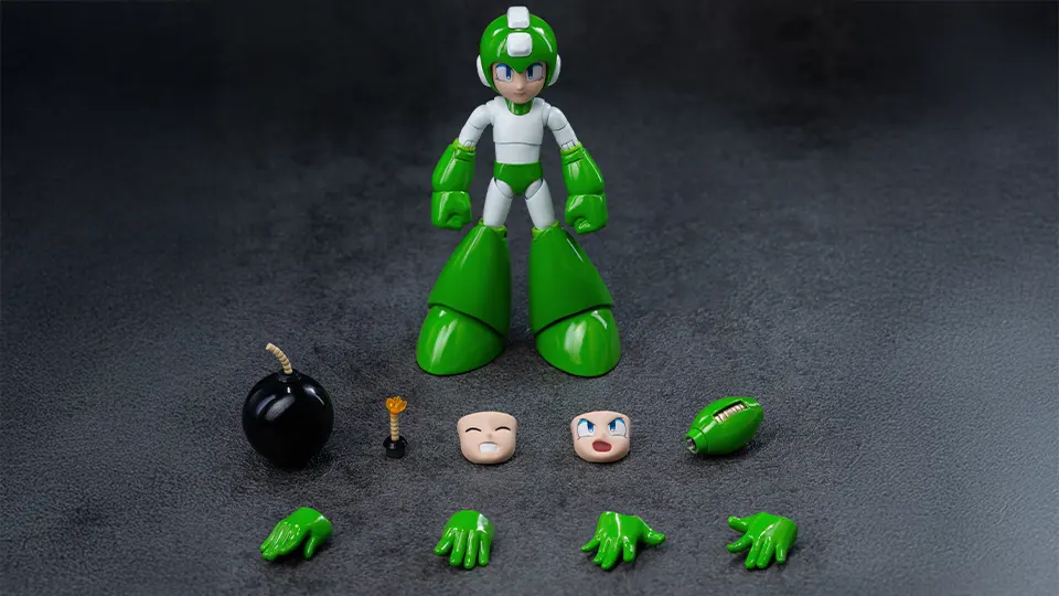 threezero mega man hyper bomb figure
