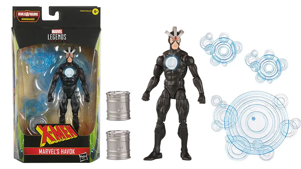 BAF bonebreaker marvel legends Havok figure