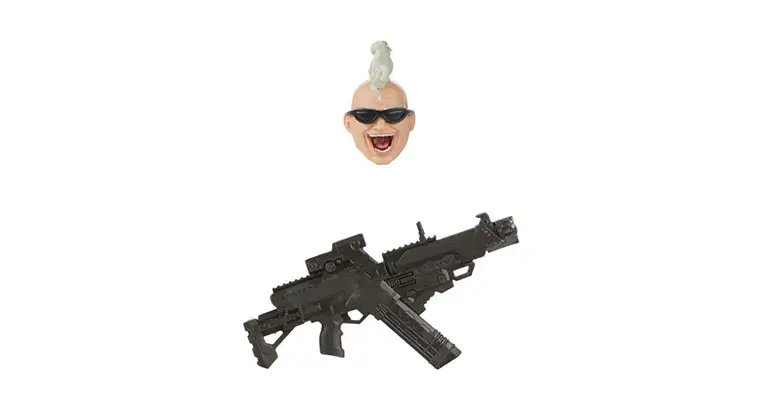 BAF bonebreaker marvel legends head and weapon