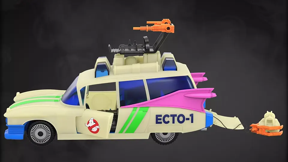 Ghostbusters Kenner Classics Ecto-Glow Ecto-1 Review 4 Ecto-Glow Ecto-1 The Real Ghostbusters