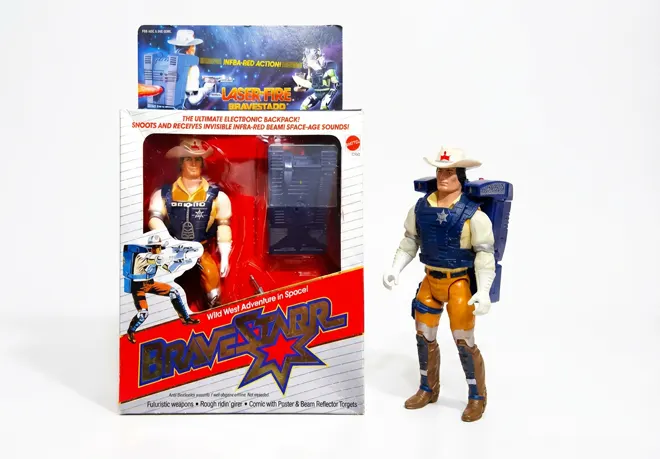 Laser fire Marshal BraveStarr figure