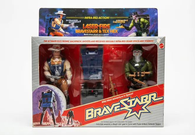 Laser fire marshel bravestarr and tex hex