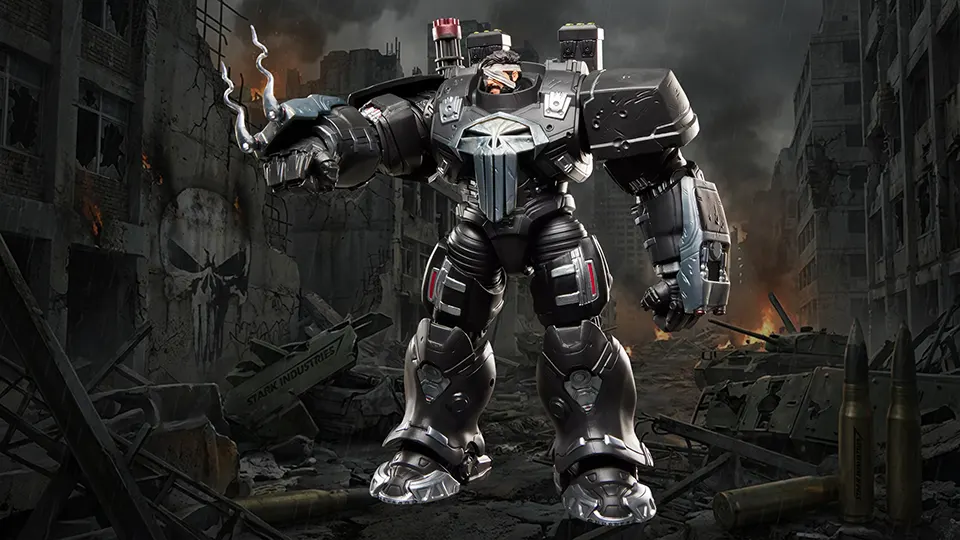 marvel legends punisher hulkbuster armor guide
