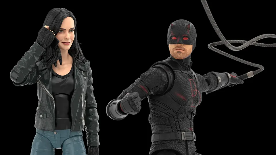 marvel legends series daredevil born again daredevil and jessica jones price