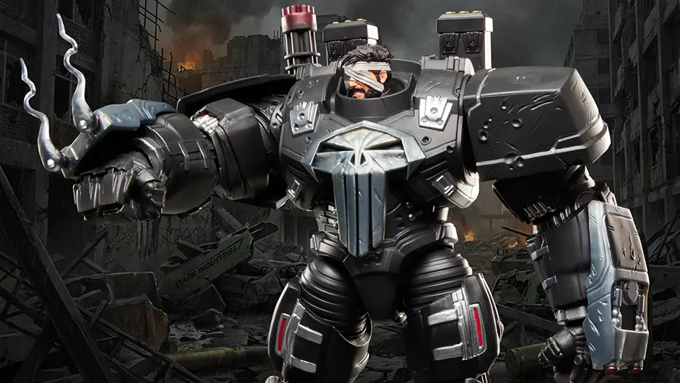 marvel legends series punisher hulkbuster armor figure