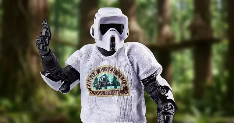 Star Wars May the 4th Scout Trooper Figure Brings a Fun Black Series Twist 1 may the 4th scout trooper figure