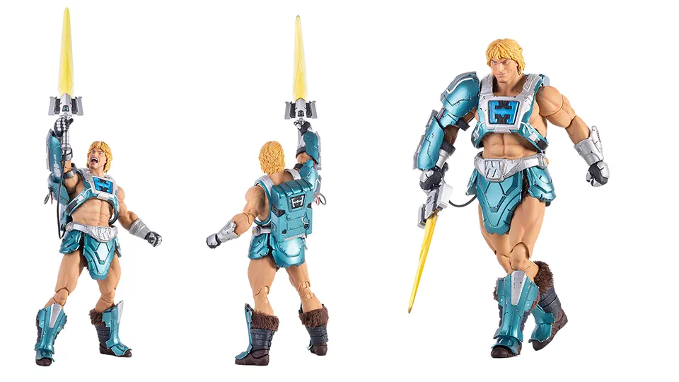 mondo he-man laser power flying fists figure