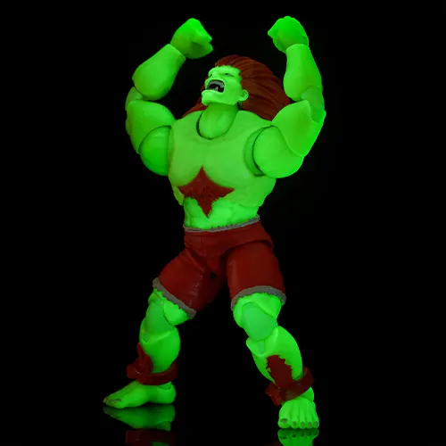 ultra street fighter 2 blanka glow in the dark