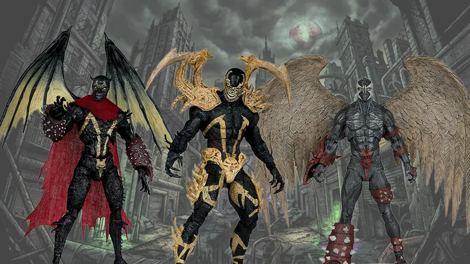 mcfarlane 7 inch spawn figures curse nightmare wings