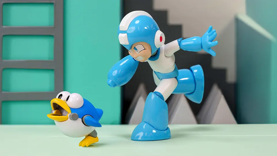 Jada Toys Mega Man Wave 4 Figures Bring Proto Man, Snake Man, and Gemini Laser Mega Man Together 5 mega man jada toys wave 4 Gemini Laser Mega Man