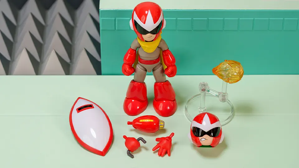 Jada Toys Mega Man Wave 4 Figures Bring Proto Man, Snake Man, and Gemini Laser Mega Man Together 10 mega man wave 4 proton man jada toys