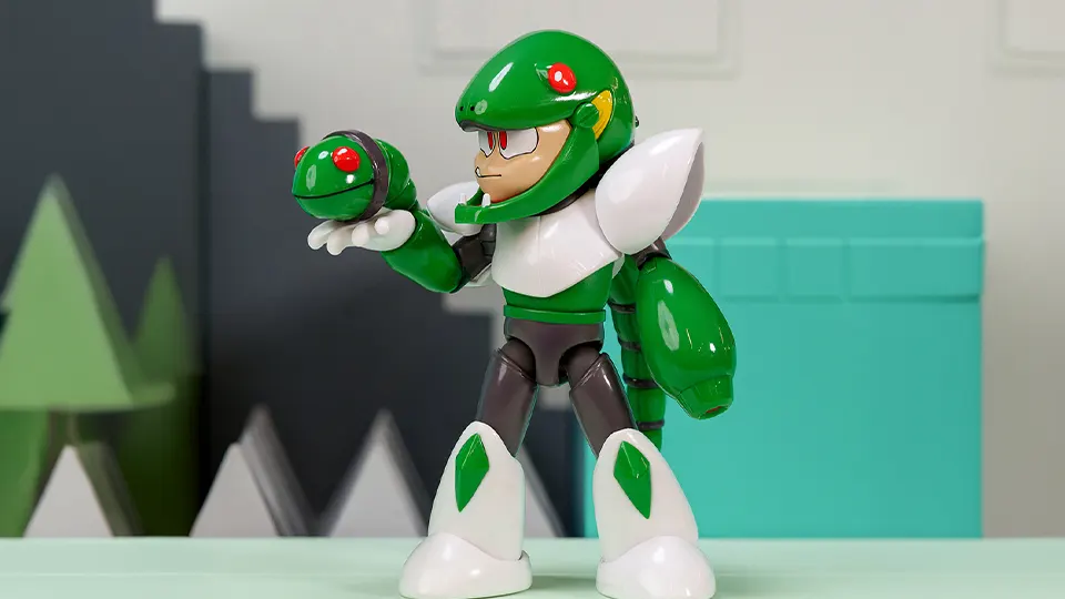 Jada Toys Mega Man Wave 4 Figures Bring Proto Man, Snake Man, and Gemini Laser Mega Man Together 8 mega man wave 4 snake man jada toys