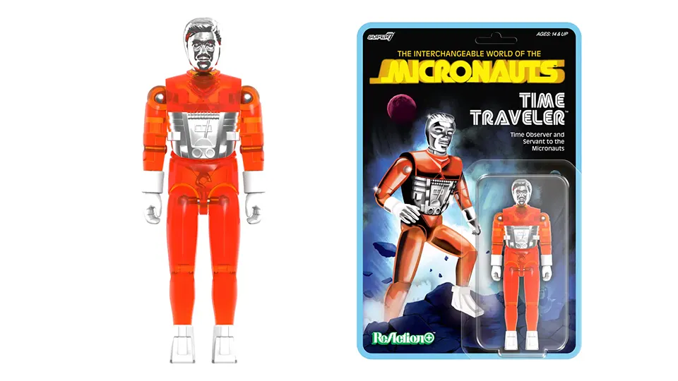 micronauts reaction wave 4 time traveler translucent orange