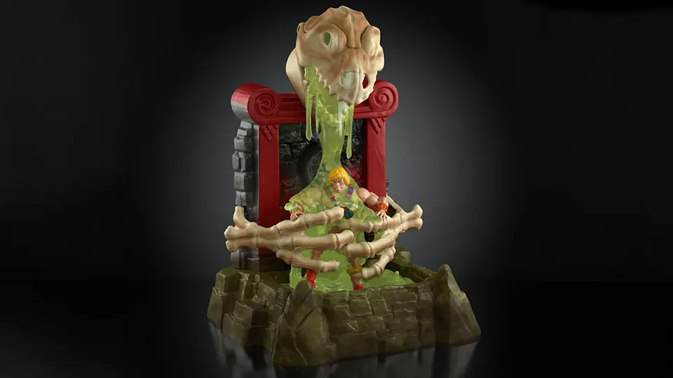 Masters of the Universe Origins Fright Pit Playset Is Proper Horde Shelf Candy 2 motu origins fright pit playset