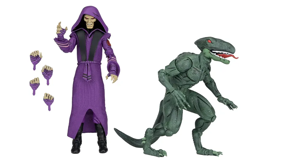 neca tmnt daimyo orkai raptor figure set