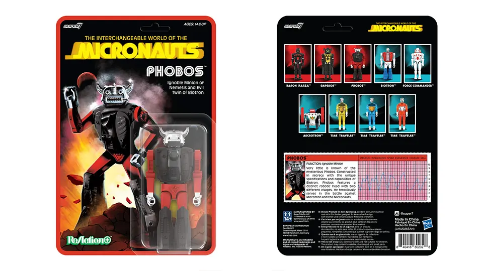 super7 micronauts reaction phobos