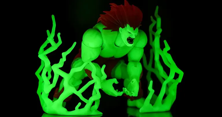 ultra street fighter 2 blanka glow in the dark