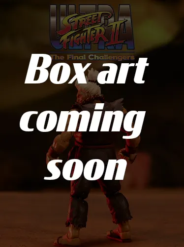 Akuma player 2 box art Jada Toys Ultra Street Fighter II.