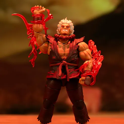 Jada Toys Akuma Player 2 SDCC Exclusive Ultra Street Fighter II figure