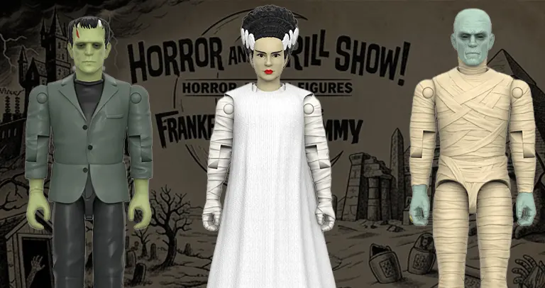 super7 figures reaction Universal Monsters wave 2