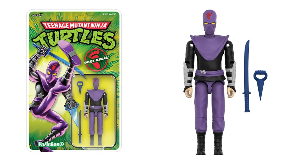 Super7 TMNT ReAction+ Wave 1 Brings O-Ring Turtle Power Back 6 super7 tmnt reaction+ wave 1 pre-orders foot ninja