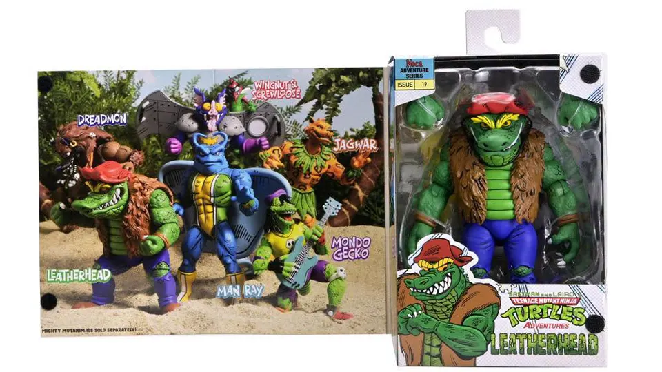 NECA TMNT Archie Leatherhead Figure Brings Real Line-Building Weight 6 teenage mutant ninja turtles leatherhead