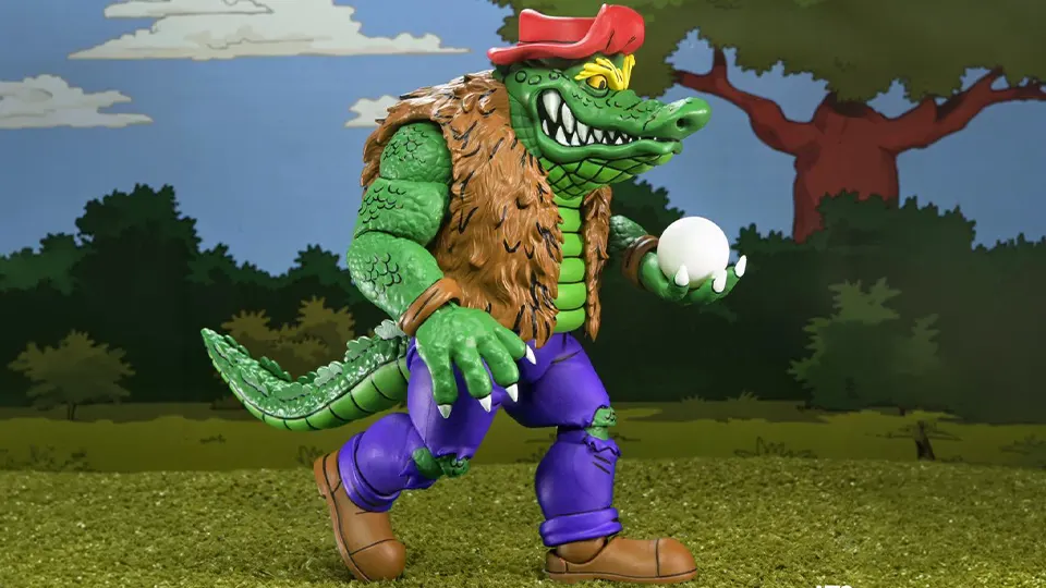 NECA TMNT Archie Leatherhead Figure Brings Real Line-Building Weight 5 tmnt archie leatherhead action figure