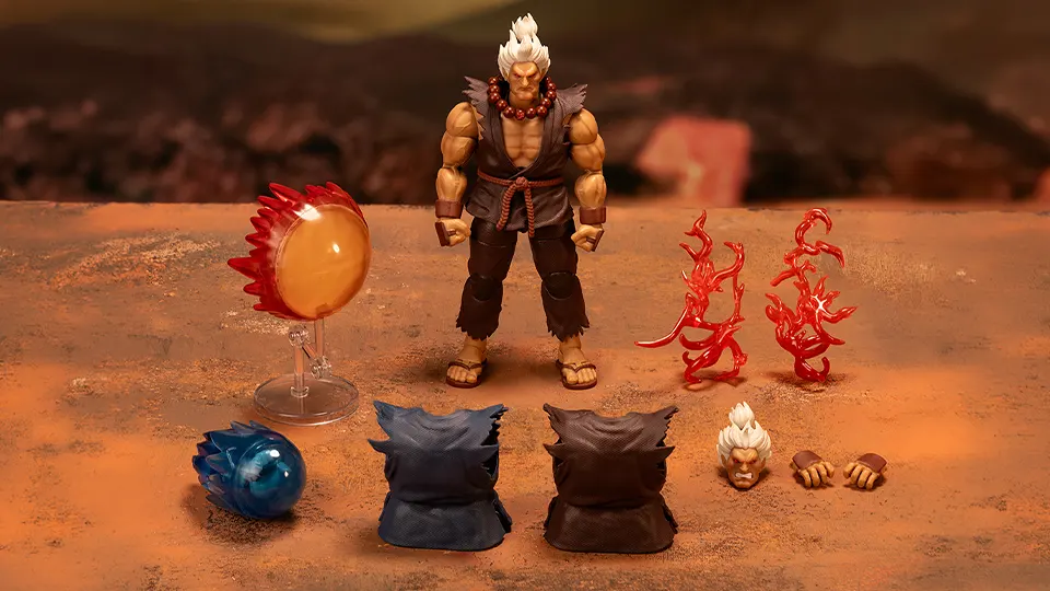 Akuma Player 2 Deluxe : Jada’s SDCC 2026 Exclusive Brings the Effects 2 ultra street fighter ii akuma guide