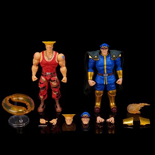 Jada Ultra Street Fighter II-Versus Twin Pack bison guile