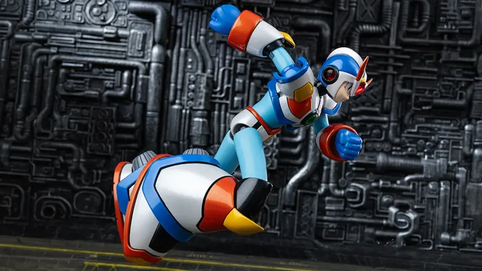 hiya exquisite basic series mega man x series x max armor action figure review