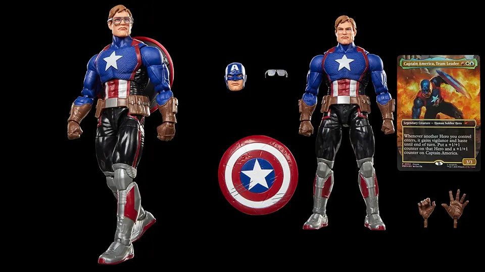 Marvel Legends Magic The Gathering Wave 2 Goes Deeper Into Marvel 6 Captain America Marvel Legends Series Magic The Gathering