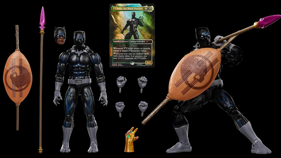 Marvel Legends Magic The Gathering Wave 2 Goes Deeper Into Marvel 4 Marvel Legends Series Magic The Gathering Black Panther