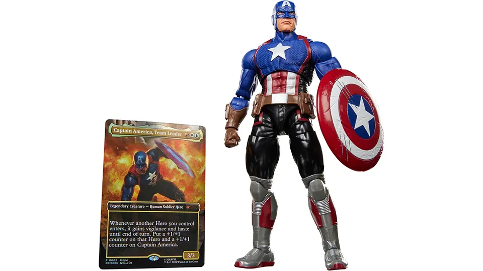 Marvel Legends Magic The Gathering Wave 2 Goes Deeper Into Marvel 5 Marvel Legends Series Magic The Gathering Captain America