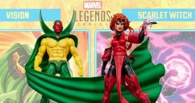 avengers the crossing vision scarlet witch figures