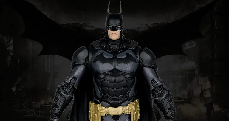 McFarlane Batman Arkham Knight Figure Gets a Gadget Upgrade 1 dc multiverse arkham knight batman figure