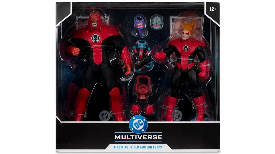 McFarlane Atrocitus Megafig 2 Pack Builds a Red Lantern Army 9 dc multiverse atrocitus megafig and red lantern corps box